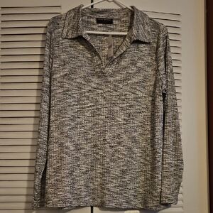 Lane Bryant Gray Long Sleeve Top